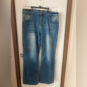 L&B Blue Denim Jeans womens 20 Bootcut